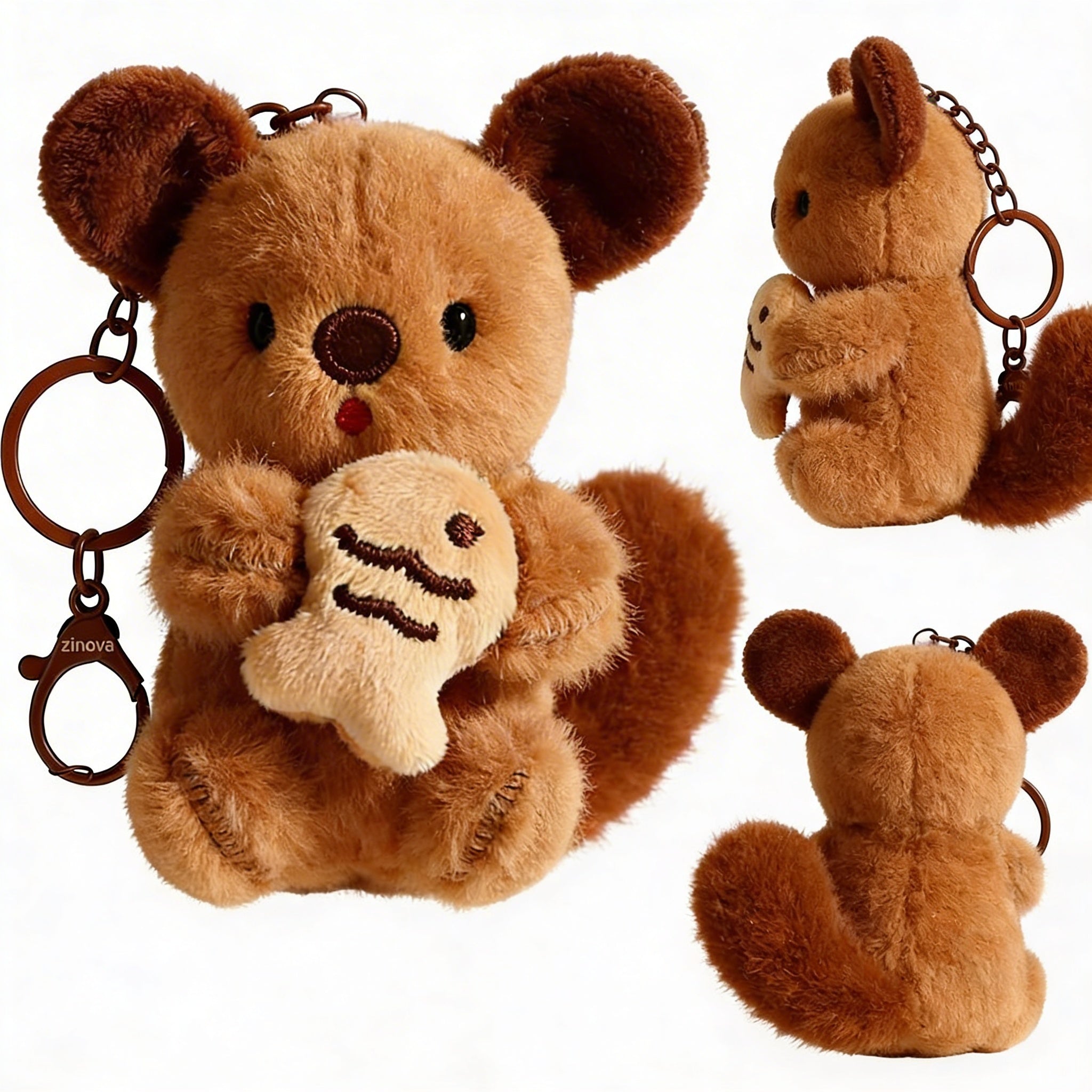 zinova® Tiny Cuddle Sprite Plush Keychain - Your Pocket-Sized Cheerleader for Bags, Keys & Every Whimsical Adventure!