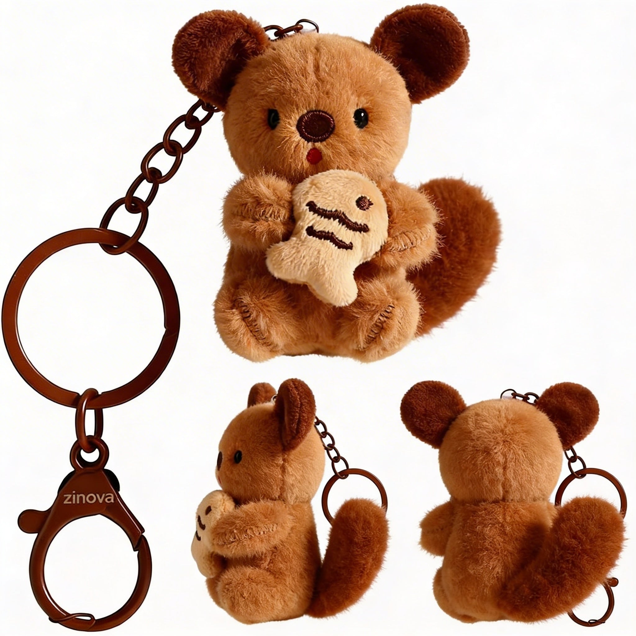zinova® Tiny Cuddle Sprite Plush Keychain - Your Pocket-Sized Cheerleader for Bags, Keys & Every Whimsical Adventure!