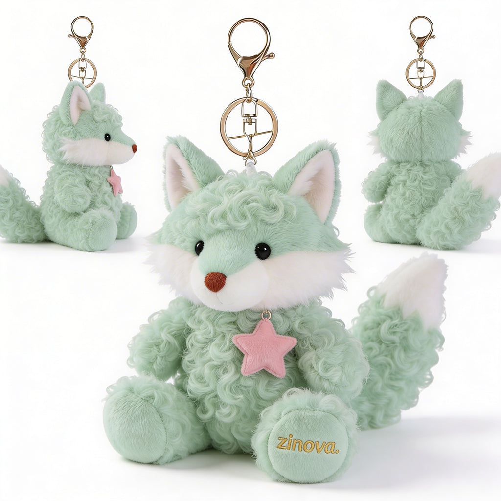 zinova® Tiny Fluff Guardian Plush Keychain – Turn Your Daily Errands into Magical Adventures with Your Pocket-Sized Fuzzy Sidekick!