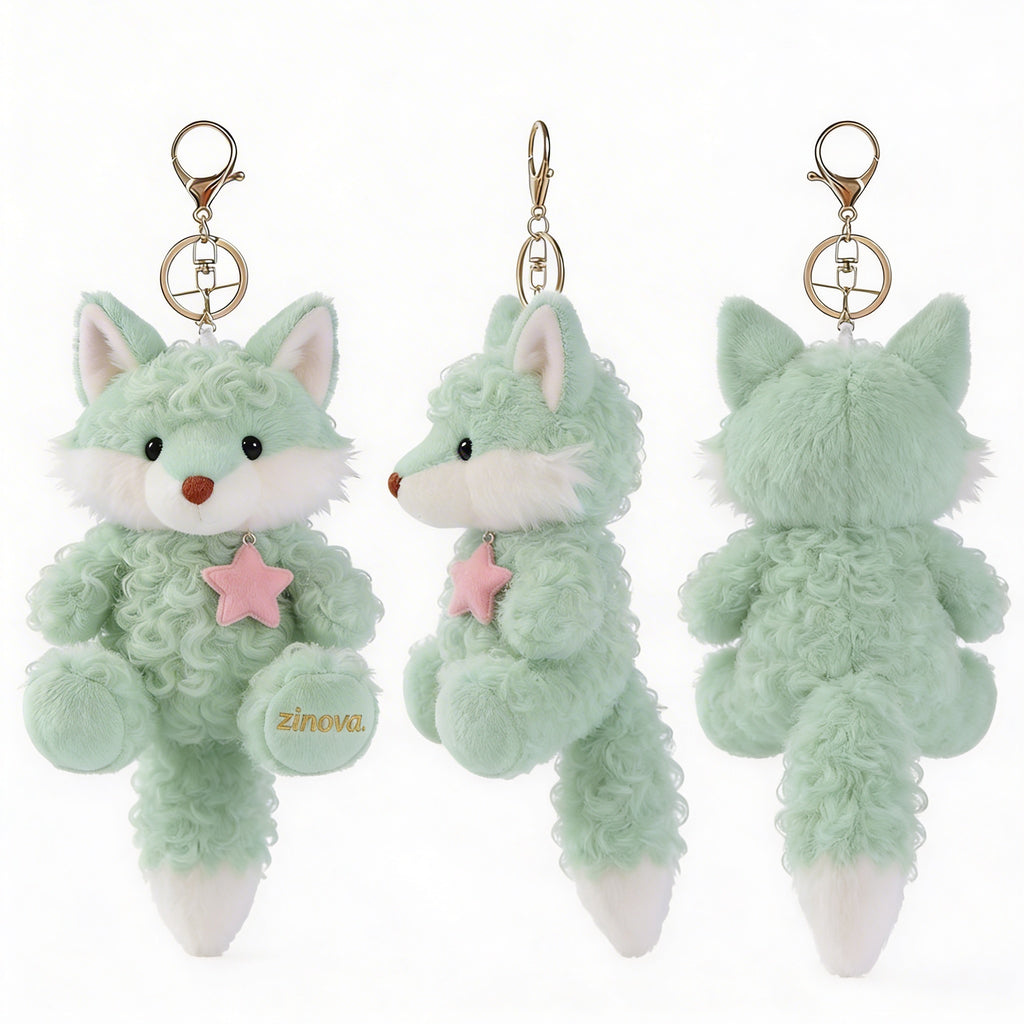zinova® Tiny Fluff Guardian Plush Keychain – Turn Your Daily Errands into Magical Adventures with Your Pocket-Sized Fuzzy Sidekick!