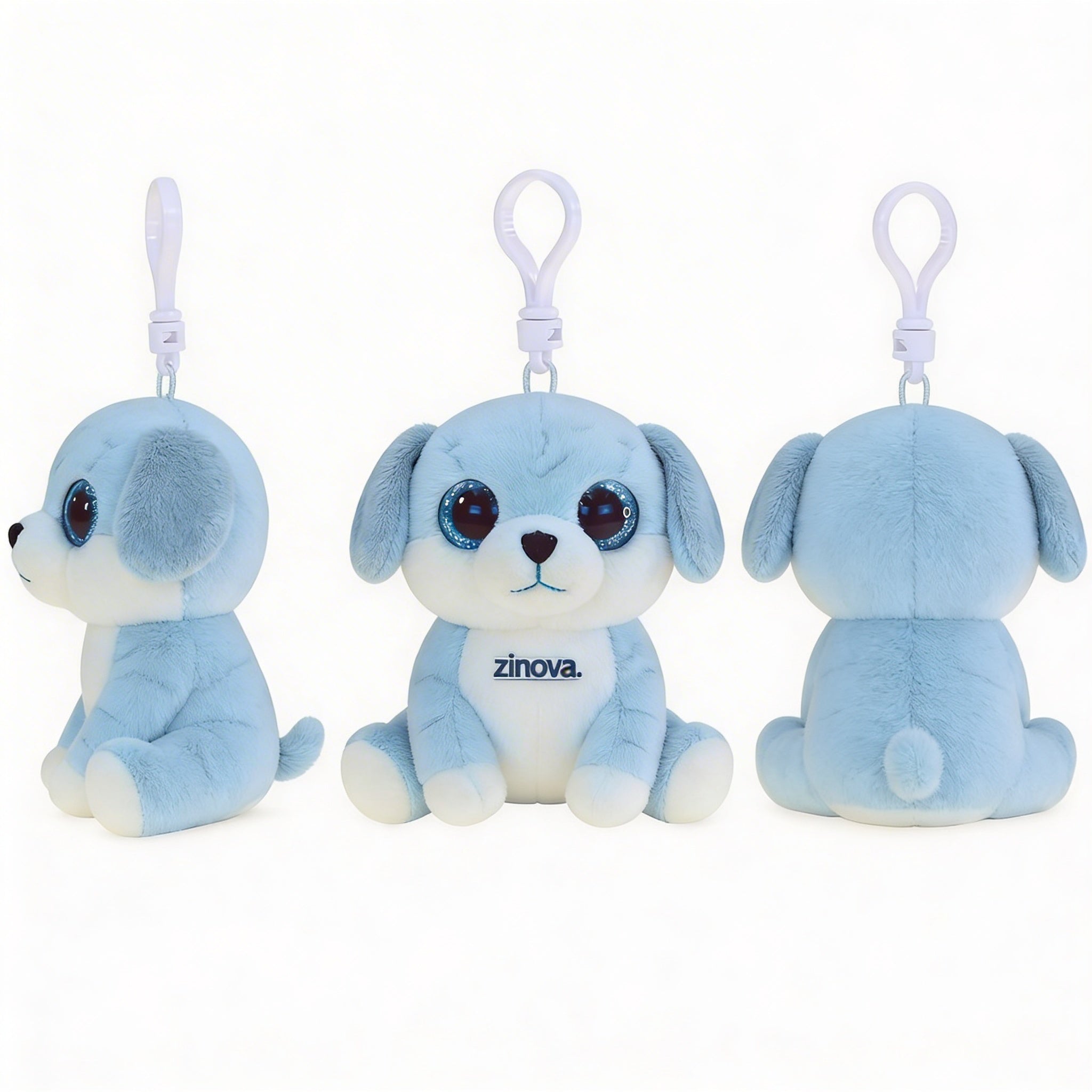 zinova® Tiny Fluffy Pocket Hug Plush Charms – Your Adorable Mini Sidekicks for Backpacks, Keys & Daily Joy!