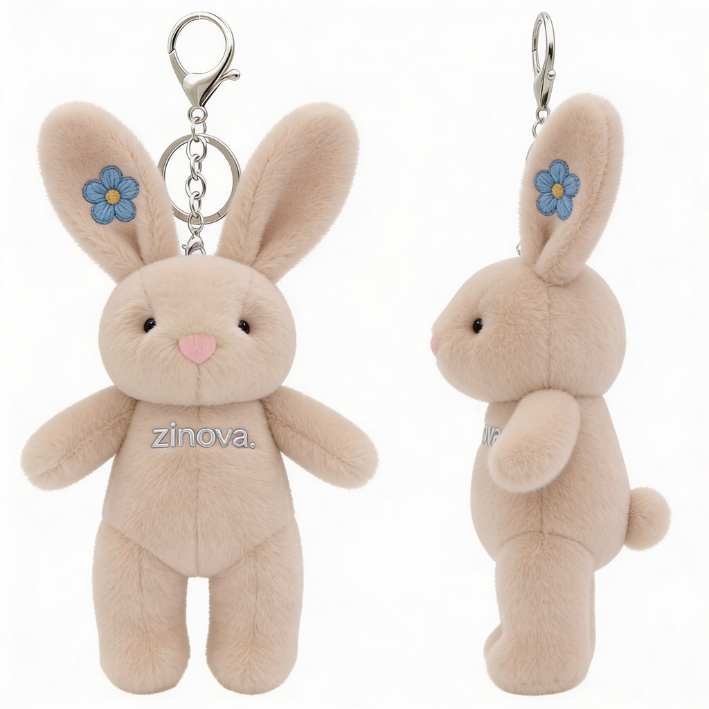 zinova® Tiny Cuddle Enchanters - Magical Mini Stuffed Animal Keychains | Fuzzy Pocket-Sized Sidekicks for Backpacks, Keys & Everyday Joy