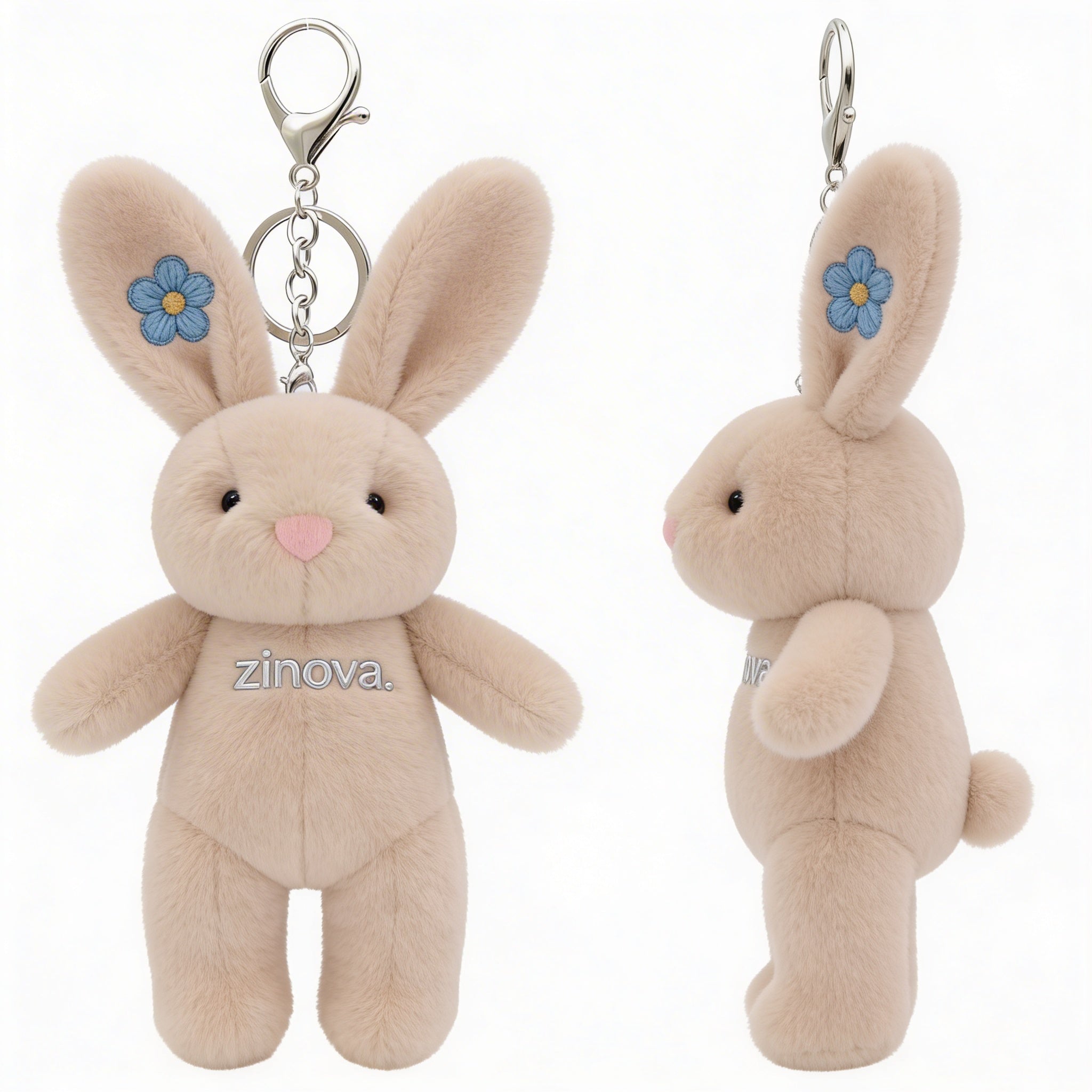 zinova® Tiny Cuddle Enchanters - Magical Mini Stuffed Animal Keychains | Fuzzy Pocket-Sized Sidekicks for Backpacks, Keys & Everyday Joy