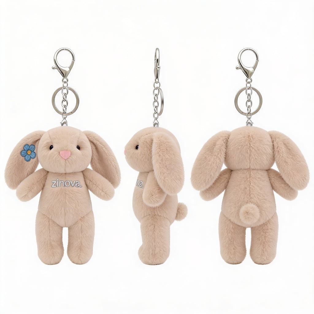 zinova® Tiny Cuddle Enchanters - Magical Mini Stuffed Animal Keychains | Fuzzy Pocket-Sized Sidekicks for Backpacks, Keys & Everyday Joy